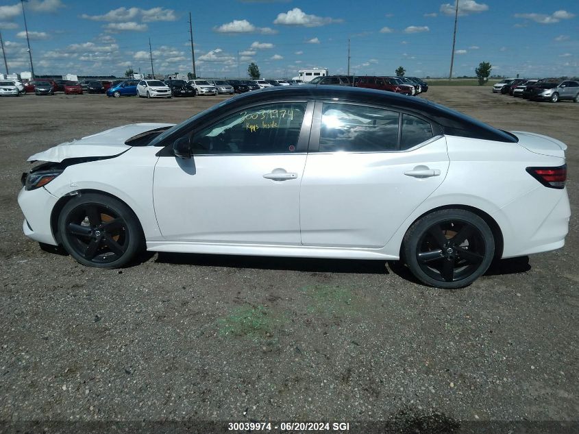 2022 Nissan Sentra Sr VIN: 3N1AB8DV4NY283621 Lot: 30039974