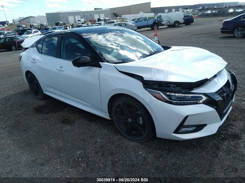 2022 Nissan Sentra Sr VIN: 3N1AB8DV4NY283621 Lot: 30039974