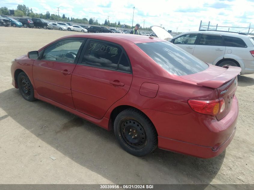 2010 Toyota Corolla Xrs VIN: 2T1BE4EE1AC031061 Lot: 30039956