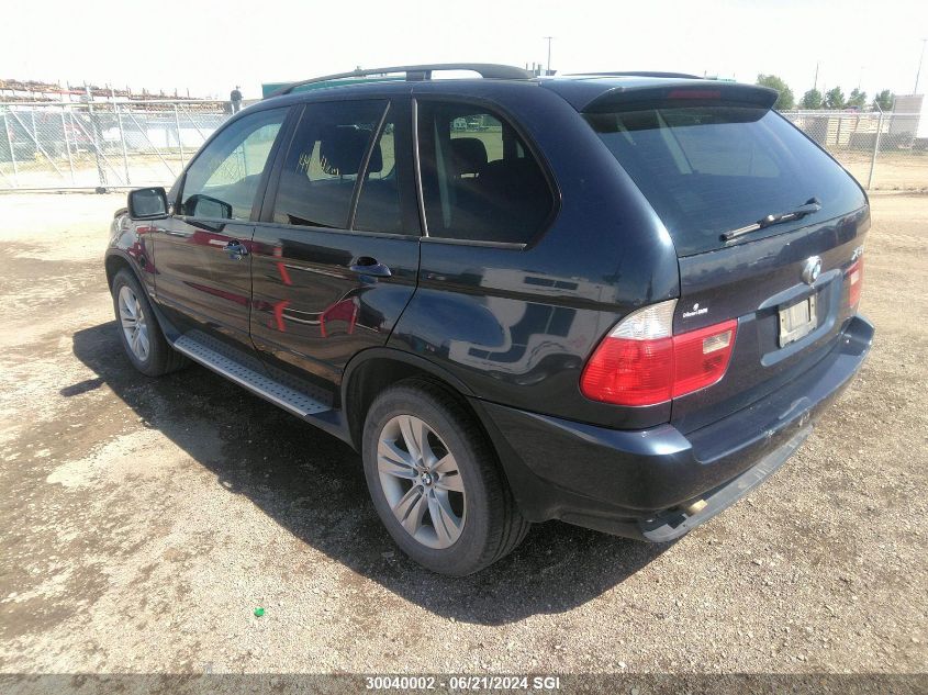 2006 BMW X5 3.0I VIN: 5UXFA13526LY43689 Lot: 30040002