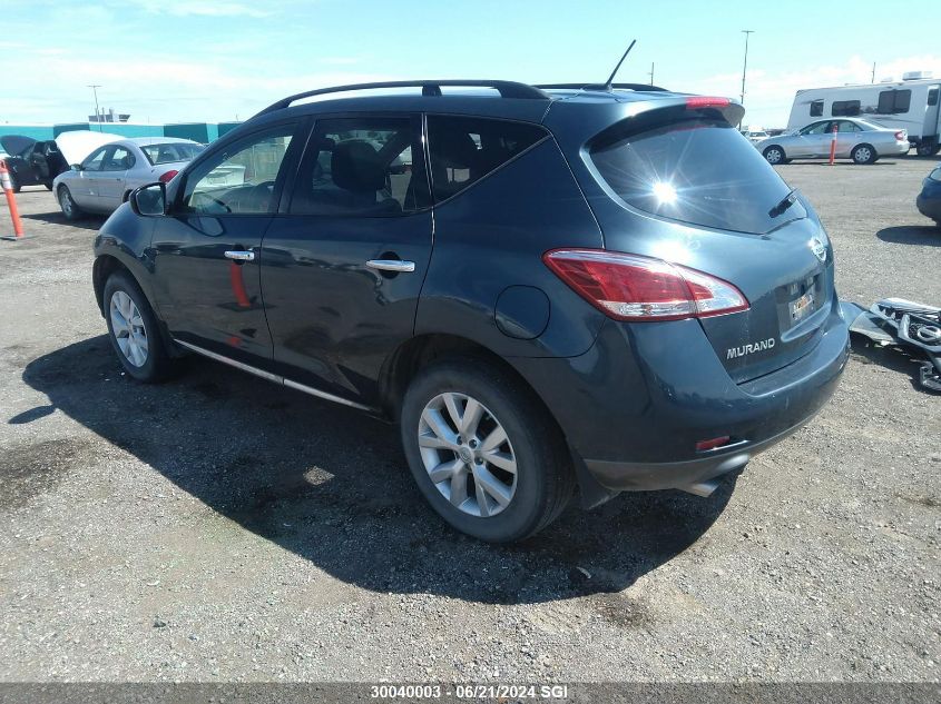 2012 Nissan Murano S/Sl/Le VIN: JN8AZ1MW8CW229370 Lot: 30040003