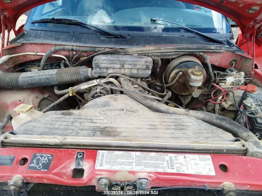 2000 Dodge Ram 1500 VIN: 1B7HC16X1YS596949 Lot: 30039524