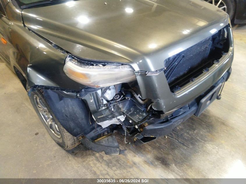 2006 Honda Pilot Ex VIN: 2HKYF18536H529655 Lot: 30035635