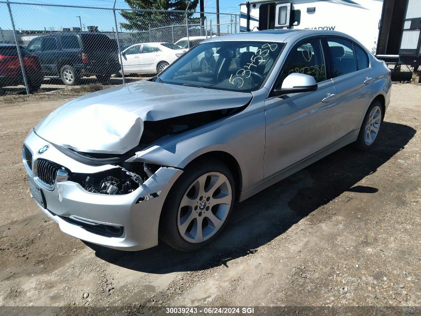 2013 BMW 3 Series VIN: WBA3B3C56DF534538 Lot: 30039243