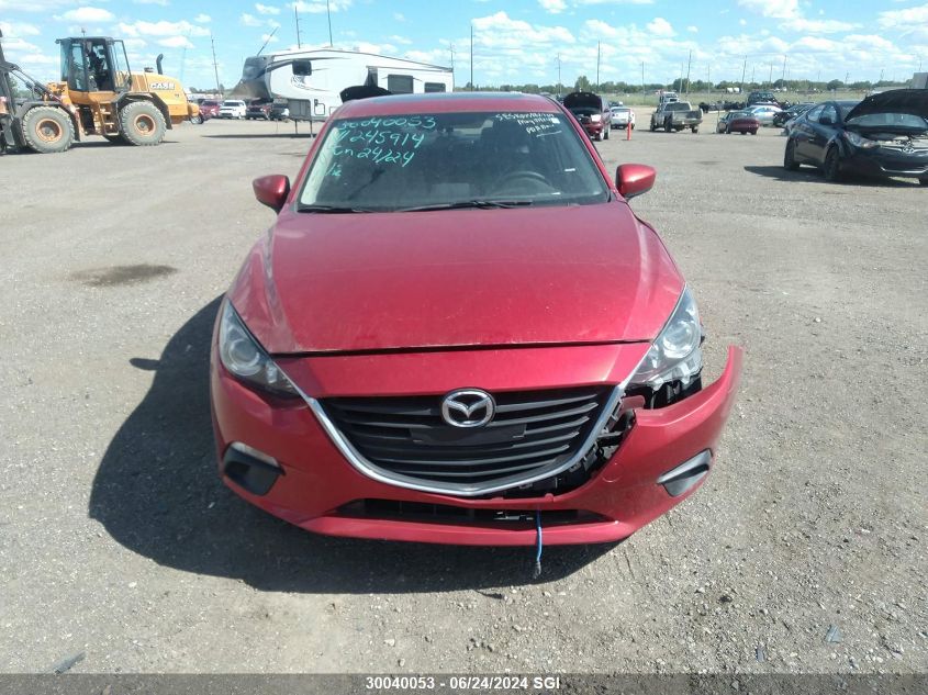 2016 Mazda 3 Touring VIN: 3MZBM1V72GM245914 Lot: 30040053