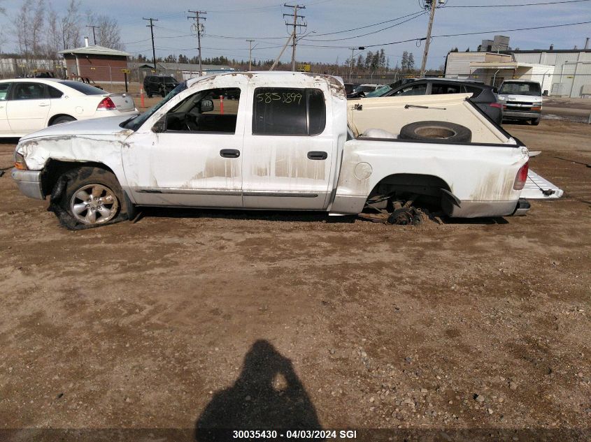 2003 Dodge Dakota Quad Slt VIN: 1D7HL48N03S189684 Lot: 30035430