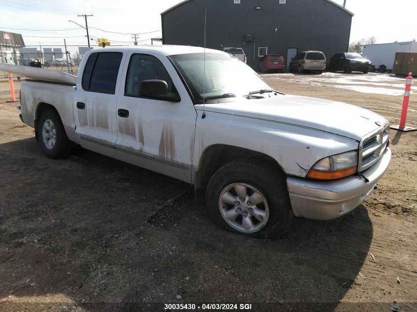 2003 Dodge Dakota Quad Slt VIN: 1D7HL48N03S189684 Lot: 30035430