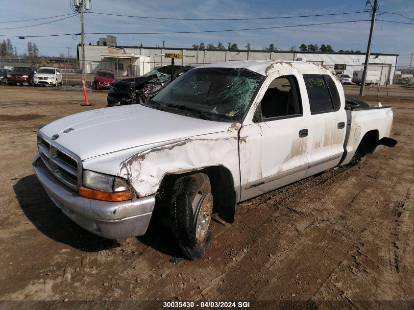 2003 Dodge Dakota Quad Slt VIN: 1D7HL48N03S189684 Lot: 30035430