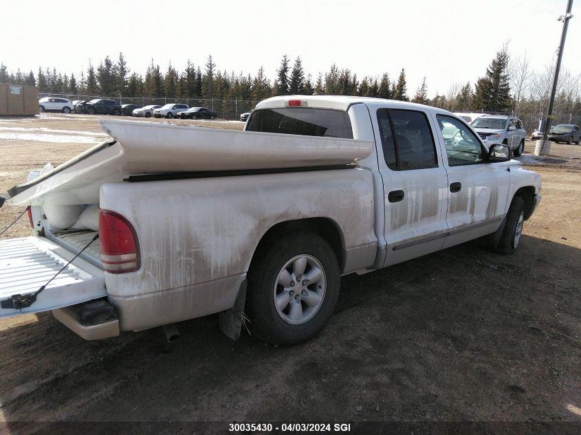 2003 Dodge Dakota Quad Slt VIN: 1D7HL48N03S189684 Lot: 30035430