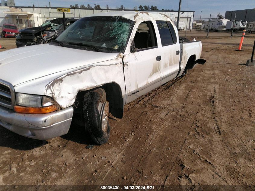 2003 Dodge Dakota Quad Slt VIN: 1D7HL48N03S189684 Lot: 30035430