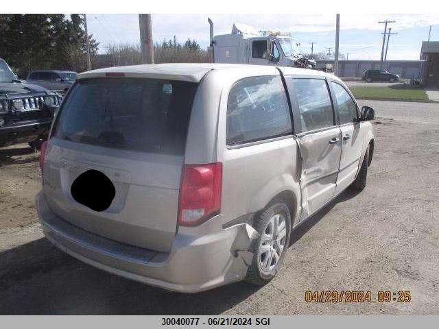 2014 Dodge Grand Caravan Se VIN: 2C4RDGBG2ER127652 Lot: 30040077