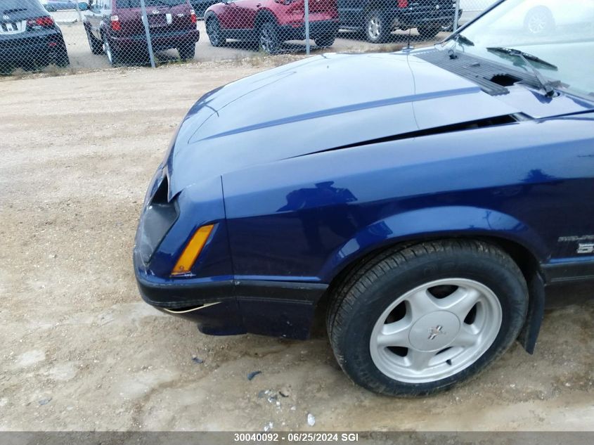 1986 Ford Mustang Lx/Gt VIN: 1FABP27M2GF247753 Lot: 30040092