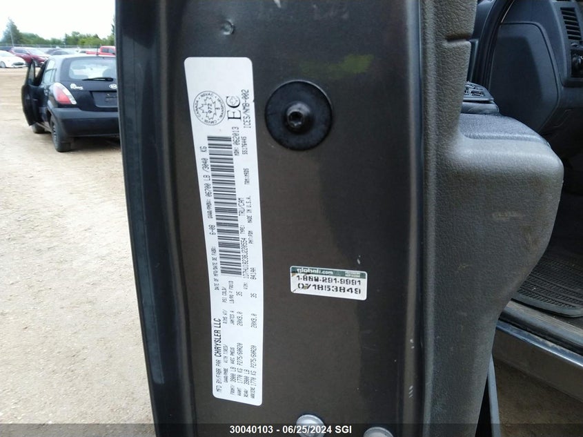 2008 Dodge Ram 1500 Slt VIN: 1D7HU18238J220554 Lot: 30040103