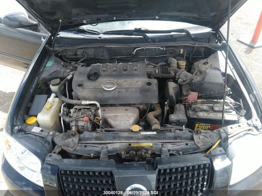 2004 Nissan Sentra 2.5S VIN: 3N1AB51A04L739433 Lot: 30040126