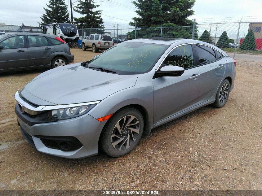 2018 Honda Civic Ex VIN: 2HGFC2F82JH027208 Lot: 30039795