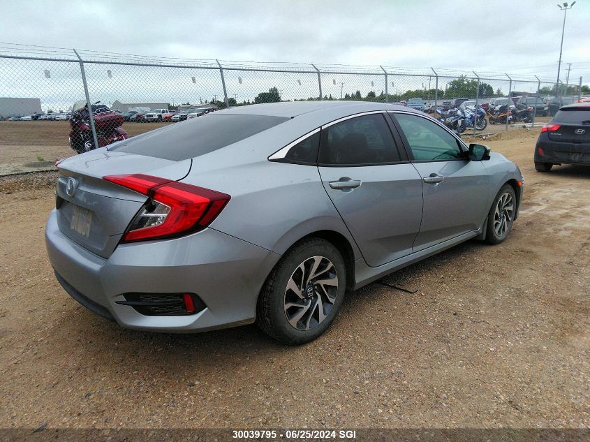 2018 Honda Civic Ex VIN: 2HGFC2F82JH027208 Lot: 30039795