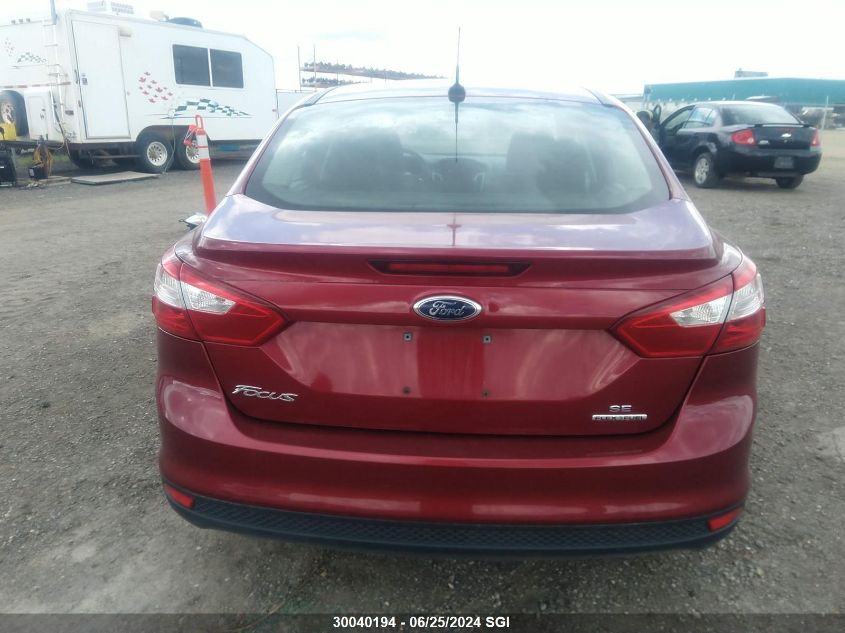 2013 Ford Focus Se VIN: 1FADP3F20DL356627 Lot: 30040194