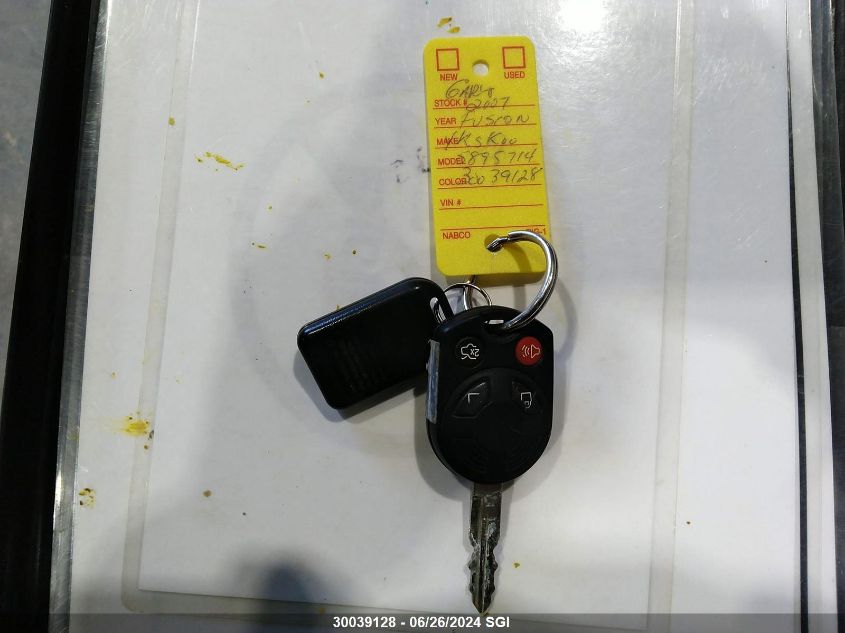 2007 Ford Fusion Sel VIN: 3FAHP02147R219046 Lot: 30039128