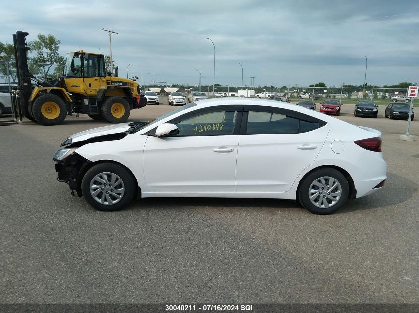 2019 Hyundai Elantra Se VIN: KMHD74LF7KU735182 Lot: 30040211