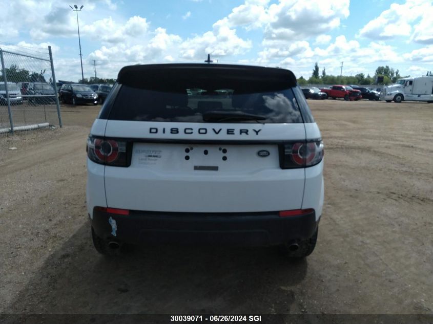 2016 Land Rover Discovery Sport Se VIN: SALCP2BG6GH603778 Lot: 30039071