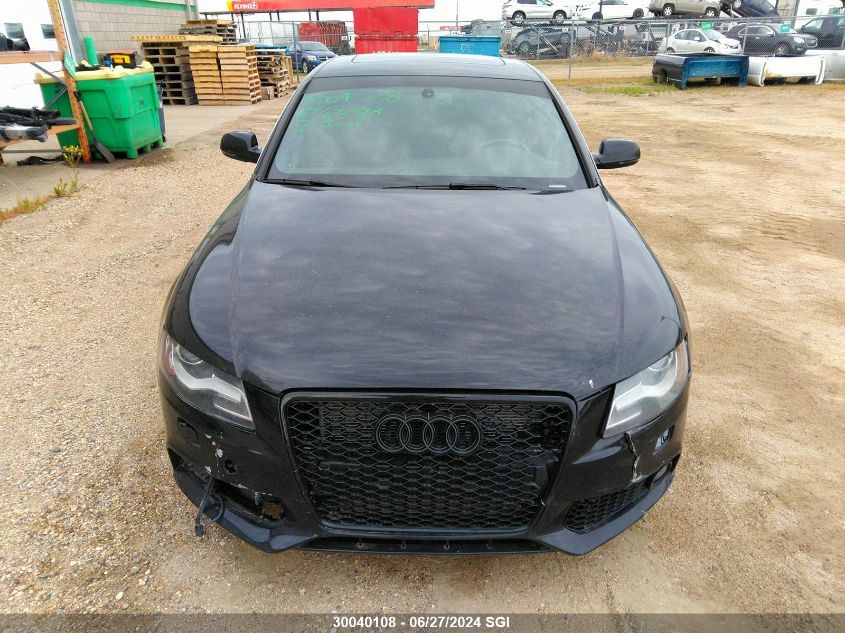 2010 Audi A4 Premium Plus VIN: WAUHFCFLXAN057604 Lot: 30040108