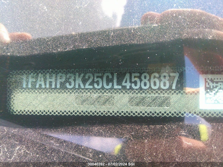 2012 Ford Focus Se VIN: 1FAHP3K25CL458687 Lot: 30040282