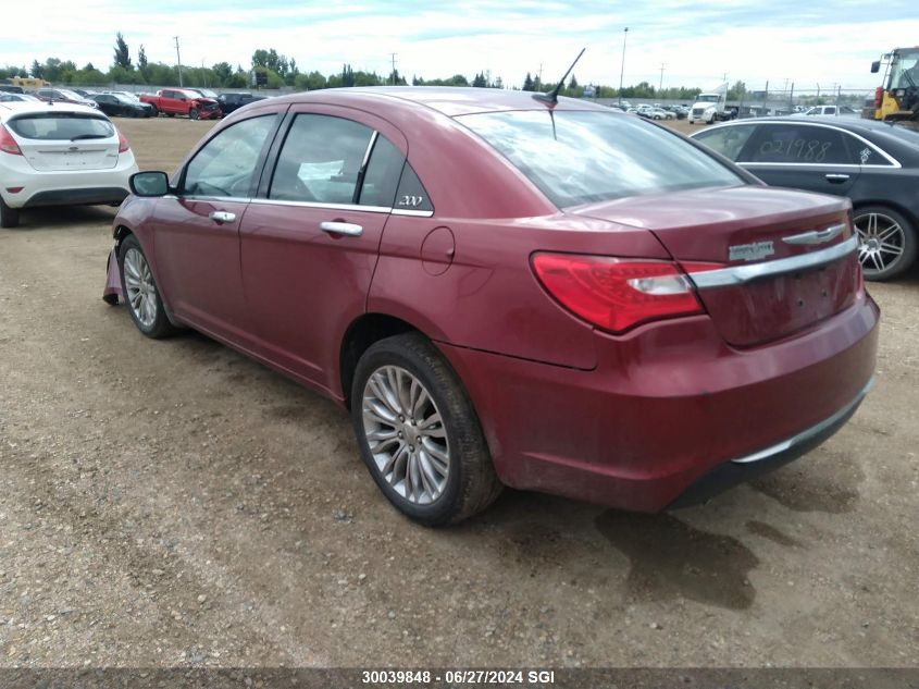 2012 Chrysler 200 Limited VIN: 1C3CCBCG6CN244188 Lot: 30039848