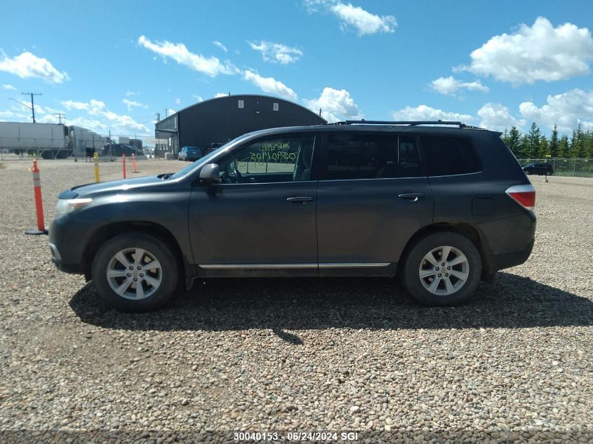 2012 Toyota Highlander Se VIN: 5TDBK3EH4CS113907 Lot: 30040153