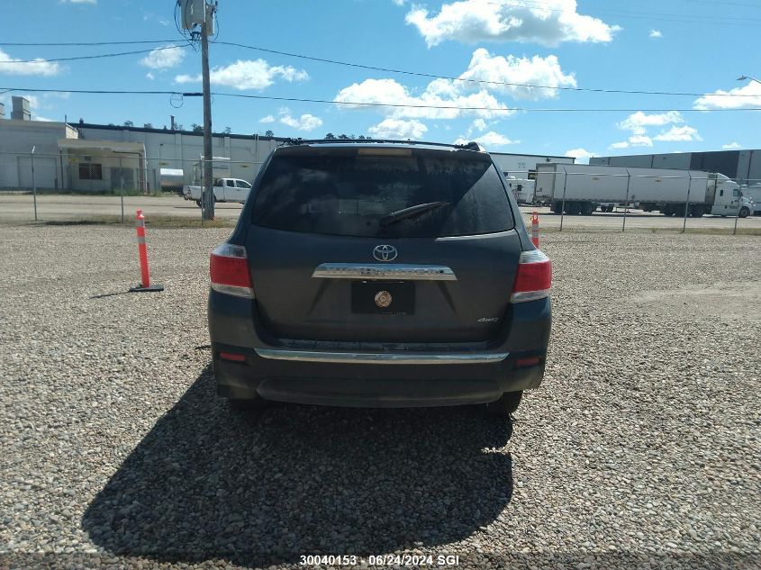 2012 Toyota Highlander Se VIN: 5TDBK3EH4CS113907 Lot: 30040153