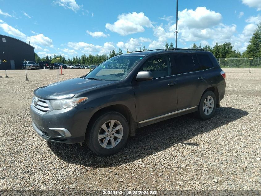 2012 Toyota Highlander Se VIN: 5TDBK3EH4CS113907 Lot: 30040153