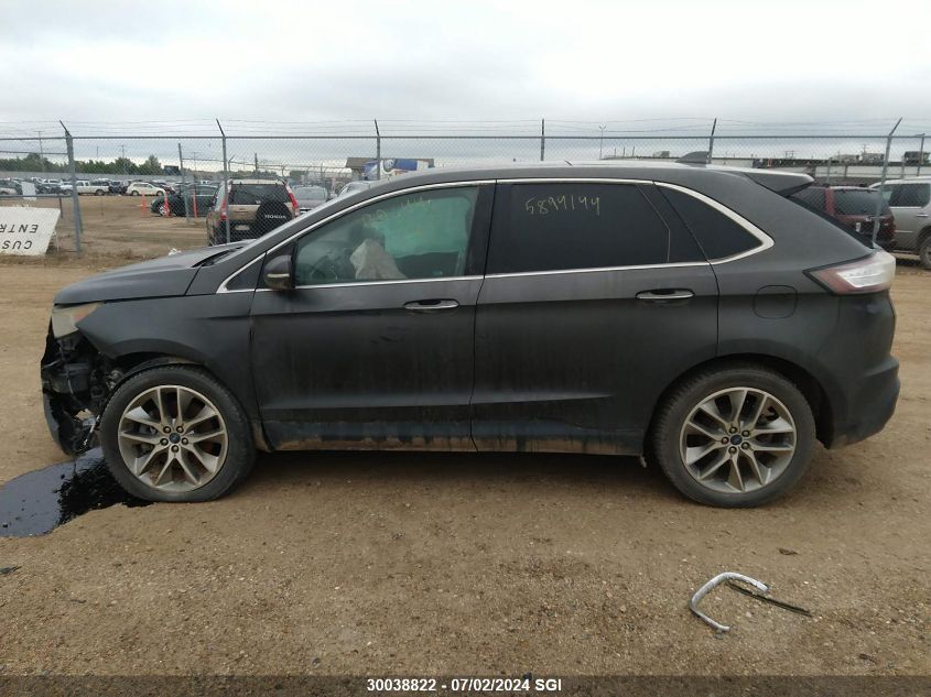 2018 Ford Edge Titanium VIN: 2FMPK4K93JBB96443 Lot: 30038822