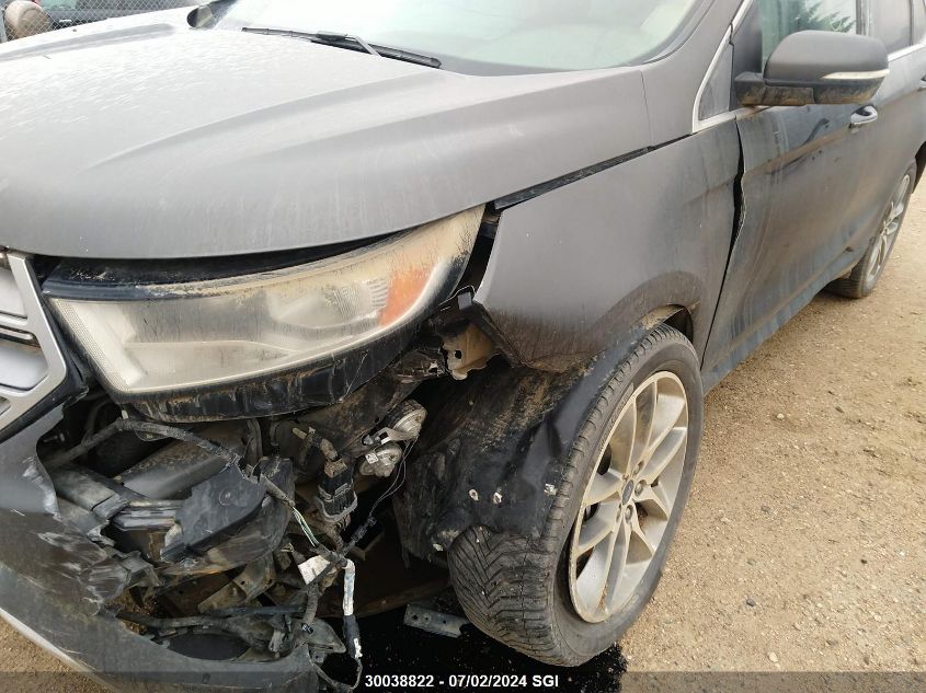 2018 Ford Edge Titanium VIN: 2FMPK4K93JBB96443 Lot: 30038822