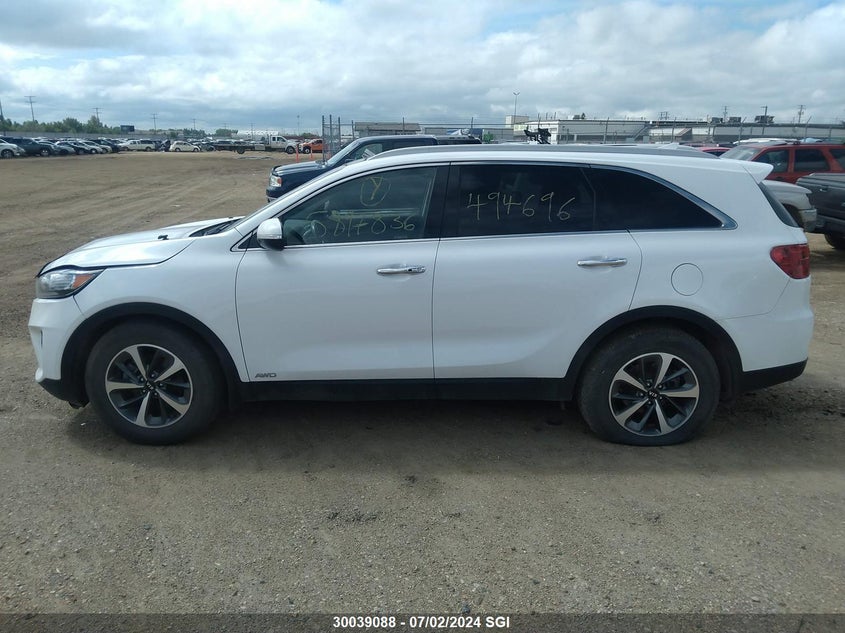 2019 Kia Sorento Ex/Ex Sport VIN: 5XYPHDA51KG494696 Lot: 30039088