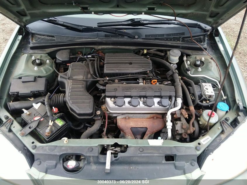 2003 Honda Civic Lx VIN: 2HGES166X3H902979 Lot: 30040373