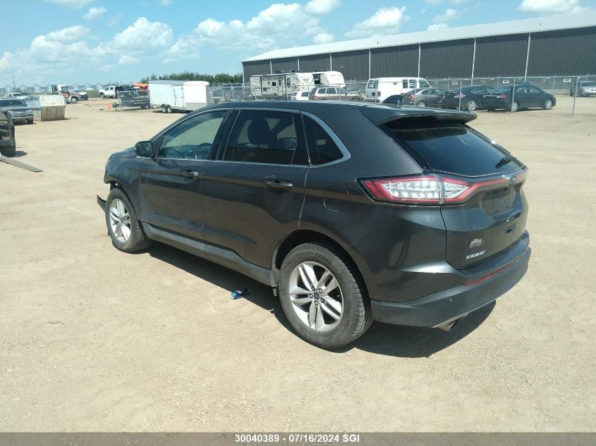 2015 Ford Edge Sel VIN: 2FMTK4J99FBB57721 Lot: 30040389