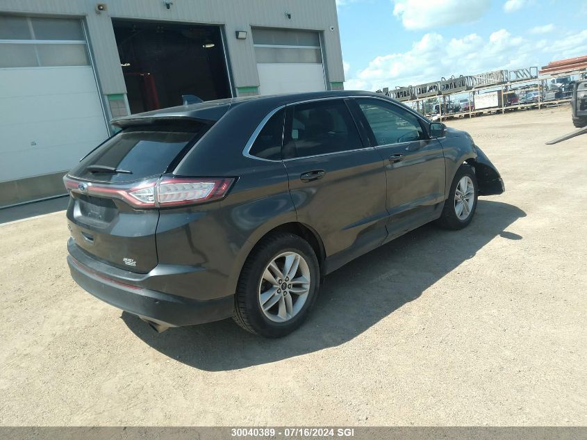 2015 Ford Edge Sel VIN: 2FMTK4J99FBB57721 Lot: 30040389