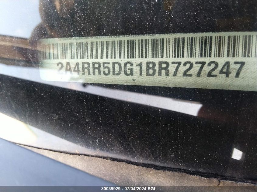 2011 Chrysler Town & Country Touring VIN: 2A4RR5DG1BR727247 Lot: 30039929