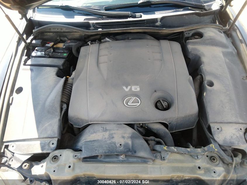 2006 Lexus Is 250 VIN: JTHBK262962010755 Lot: 30040426