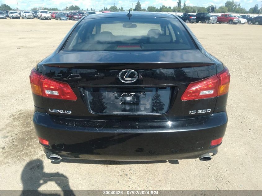 2006 Lexus Is 250 VIN: JTHBK262962010755 Lot: 30040426