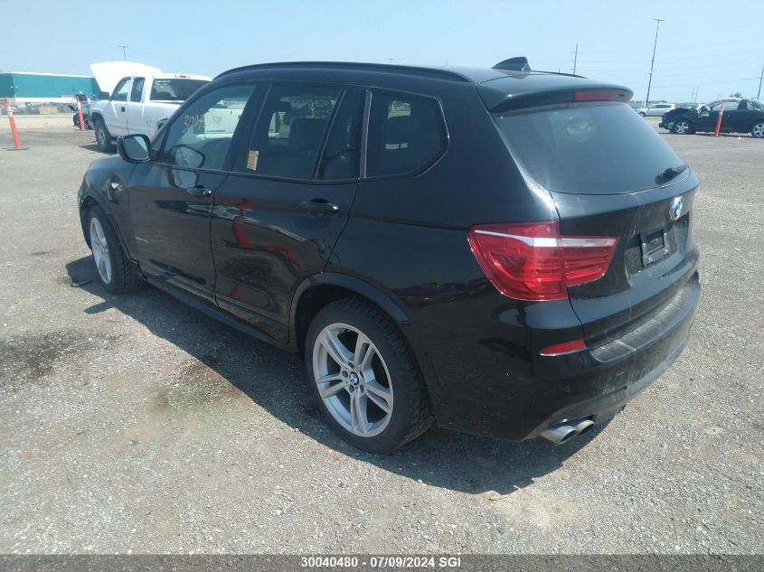 2014 BMW X3 xDrive35I VIN: 5UXWX7C52E0E75468 Lot: 30040480