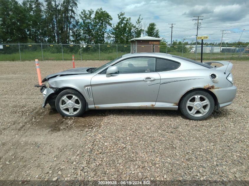 2003 Hyundai Tiburon Se VIN: KMHHN65D53U058052 Lot: 30039928