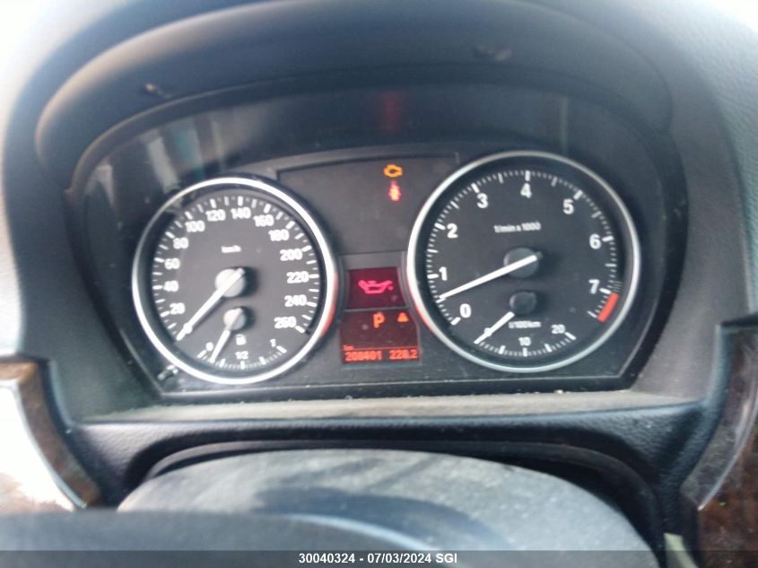 2009 BMW 328 Xi VIN: WBAPK73509A449434 Lot: 30040324