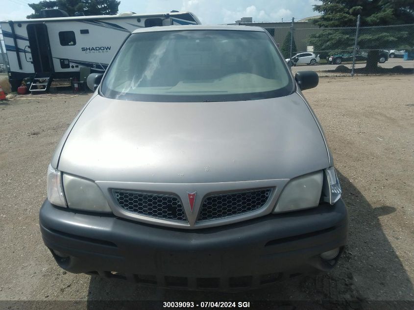 2001 Pontiac Montana VIN: 1GMDU03E91D126022 Lot: 30039093