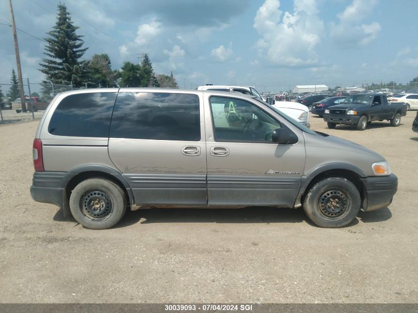 2001 Pontiac Montana VIN: 1GMDU03E91D126022 Lot: 30039093