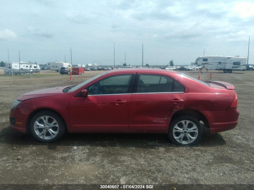 2012 Ford Fusion Se VIN: 3FAHP0HA0CR422954 Lot: 30040607