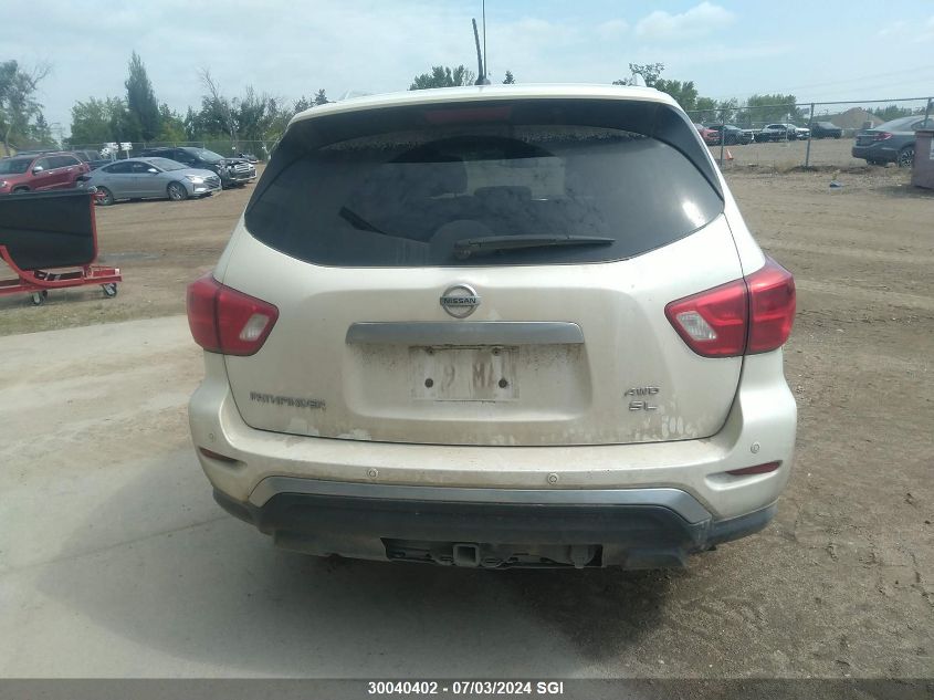 2018 Nissan Pathfinder S/Sv/Sl/Platinum VIN: 5N1DR2MM4JC616683 Lot: 30040402