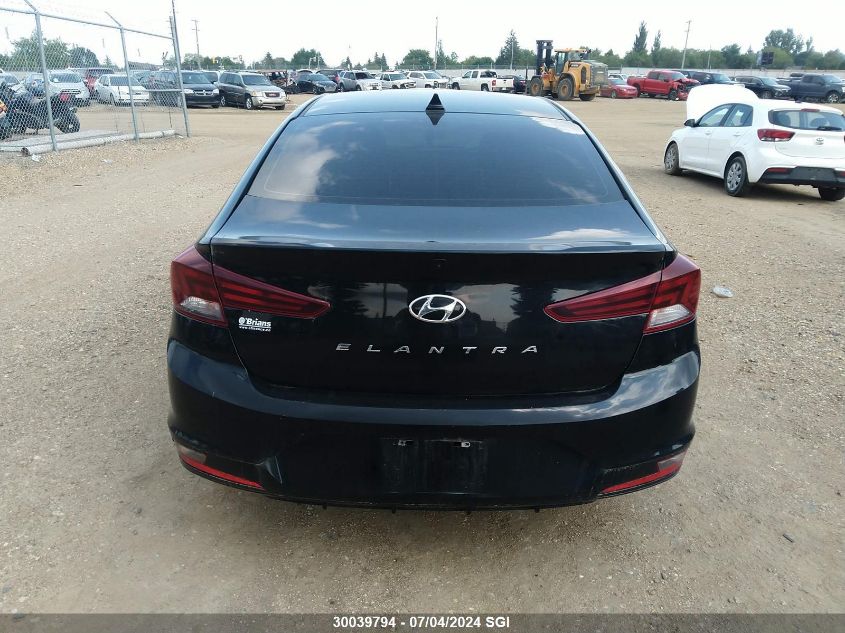 2019 Hyundai Elantra Sel/Value/Limited VIN: KMHD84LF1KU816790 Lot: 30039794