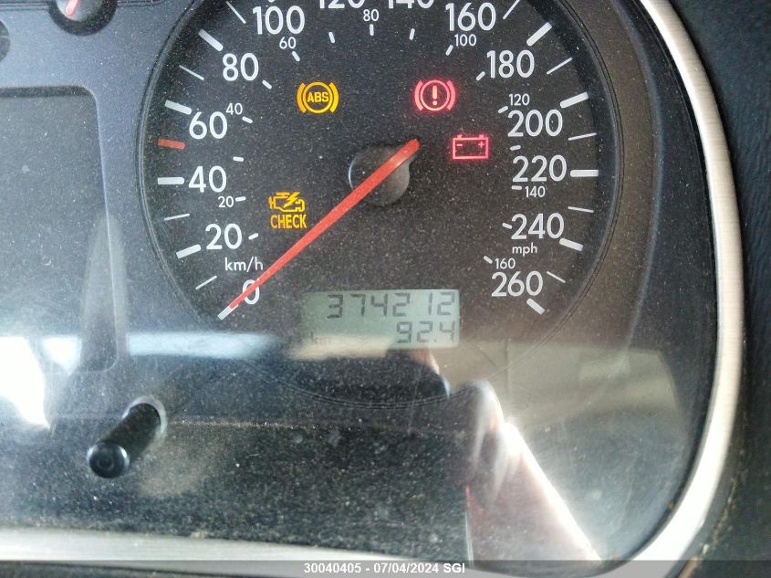 2000 Volkswagen Jetta Gls VIN: 3VWSA29M9YM092657 Lot: 30040405