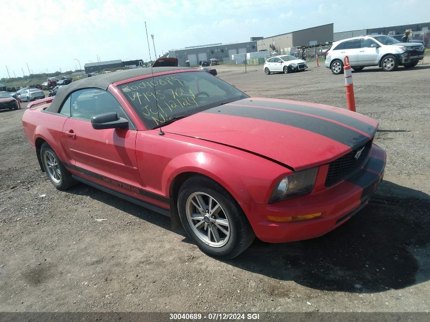 2005 Ford Mustang VIN: 1ZVFT84N355195704 Lot: 30040689