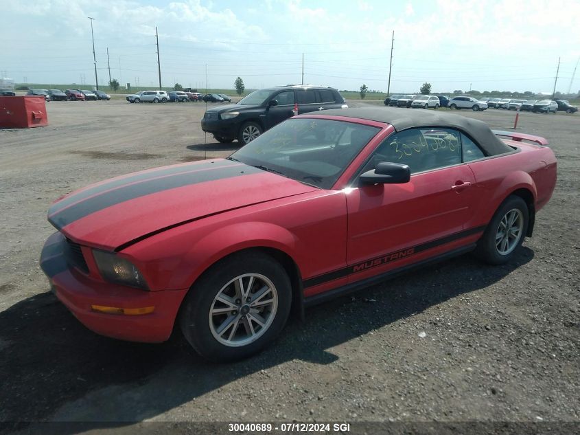 2005 Ford Mustang VIN: 1ZVFT84N355195704 Lot: 30040689